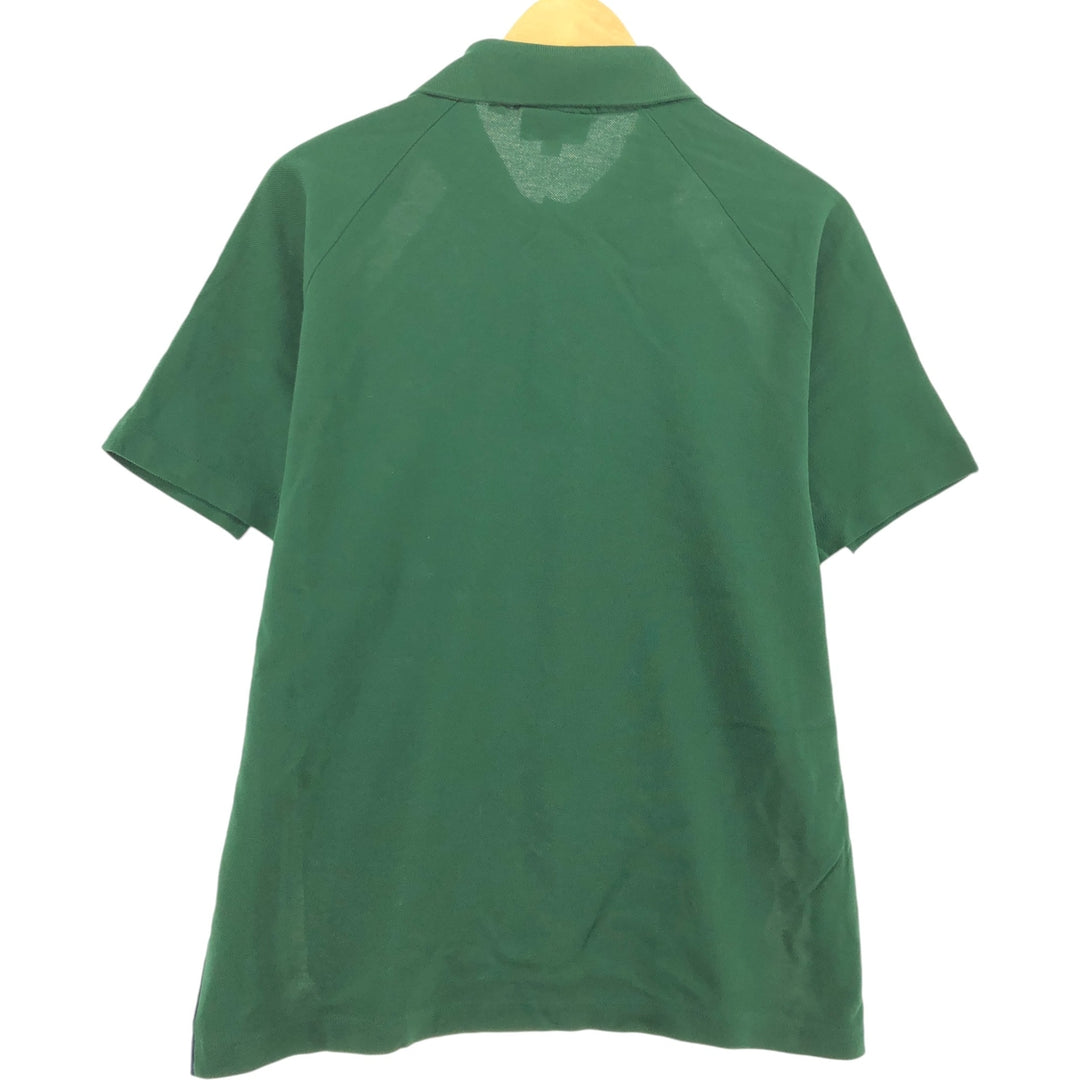 Lacoste LACOSTE RELAX FIT short sleeve polo shirt 5 men's L equivalent cotton Green type dark green Vintage Second Hand
