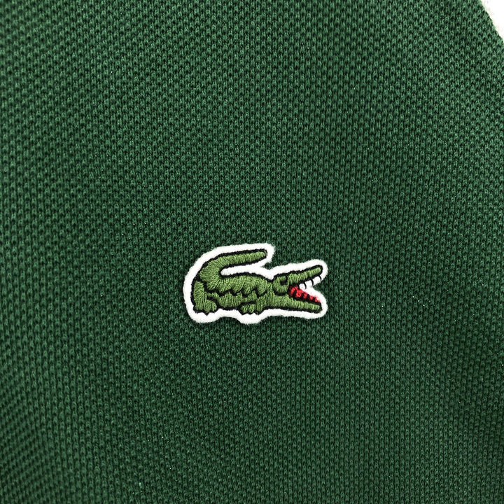 Lacoste LACOSTE RELAX FIT short sleeve polo shirt 5 men's L equivalent cotton Green type dark green Vintage Second Hand