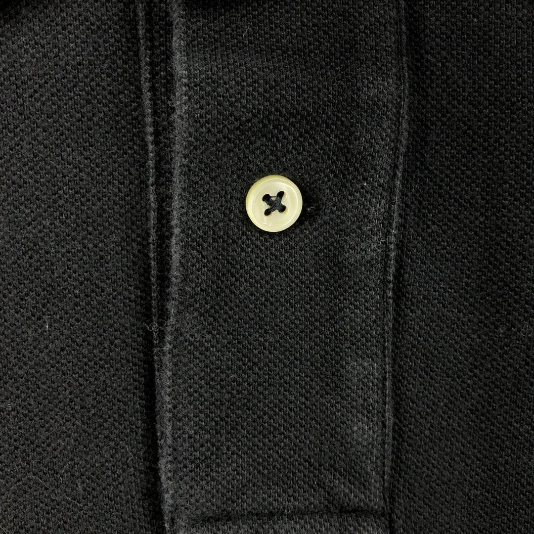 Ralph Lauren POLO by Ralph Lauren short sleeve polo shirt, men's size L cotton black type Vintage Second Hand