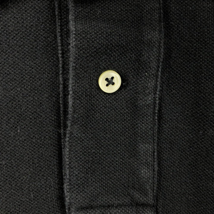 Ralph Lauren POLO by Ralph Lauren short sleeve polo shirt, men's size L cotton black type Vintage Second Hand