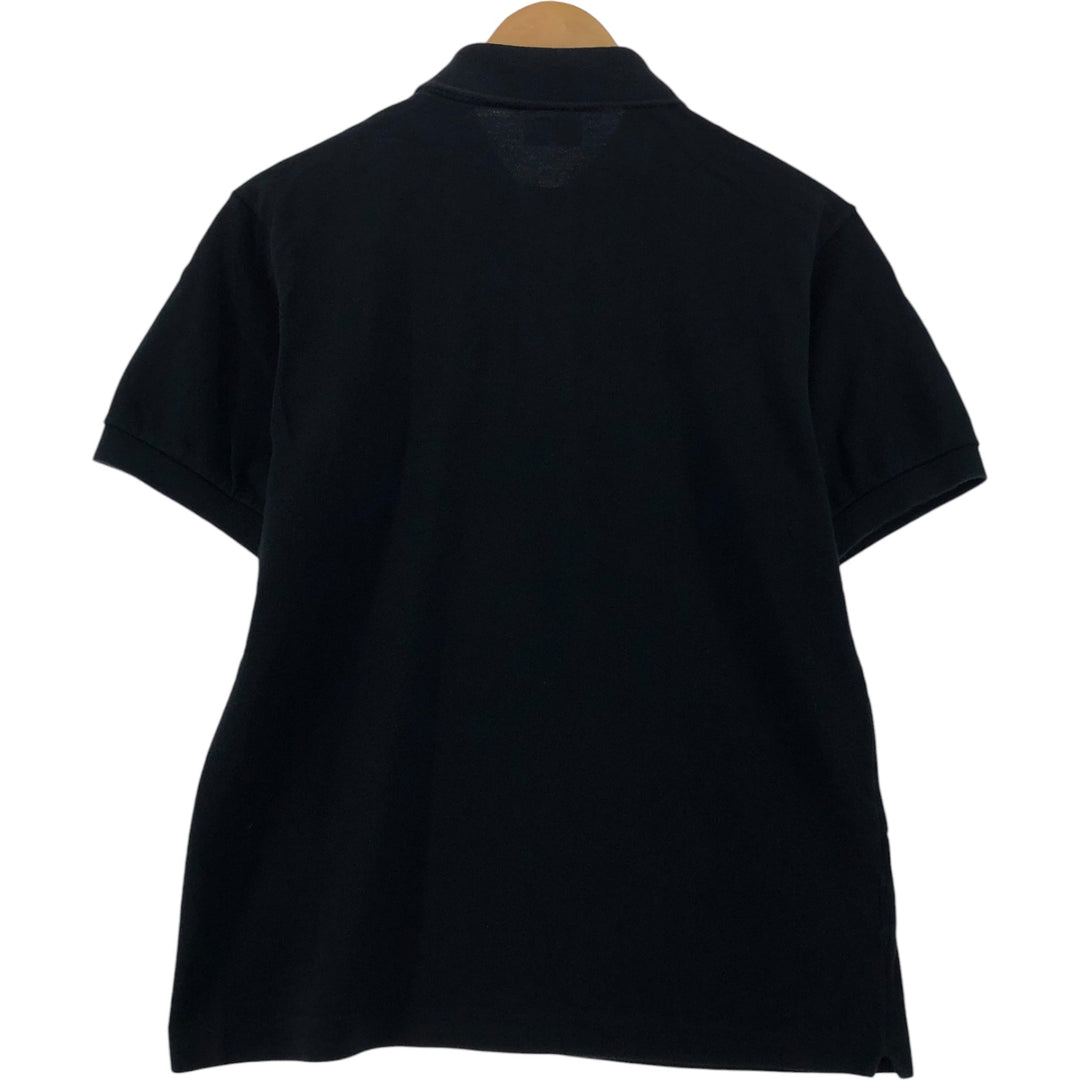 Lacoste LACOSTE short sleeve polo shirt size 3, men's size S cotton black type Vintage Second Hand