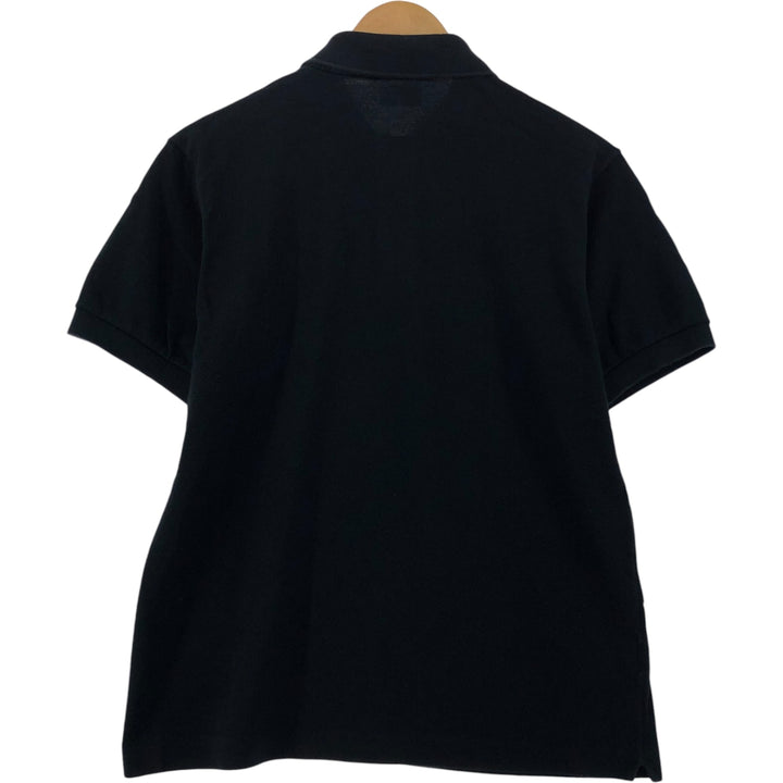 Lacoste LACOSTE short sleeve polo shirt size 3, men's size S cotton black type Vintage Second Hand