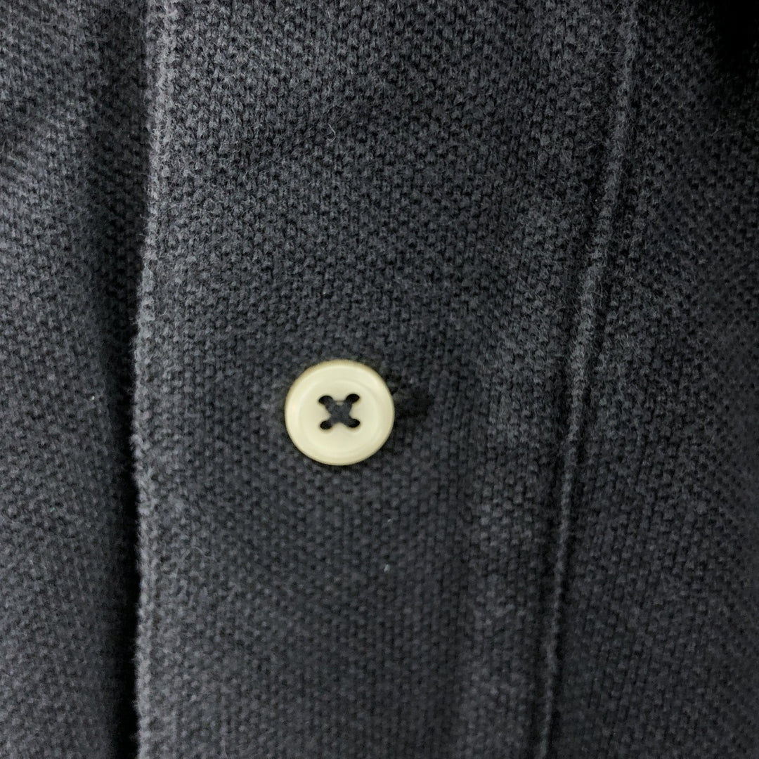Ralph Lauren POLO by Ralph Lauren short sleeve polo shirt, men's XL size cotton black type Vintage Second Hand