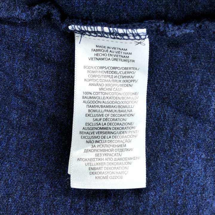 Ralph Lauren POLO RALPH LAUREN SLIM FIT short sleeve polo shirt men's XL equivalent cotton Navy blue Vintage Second Hand