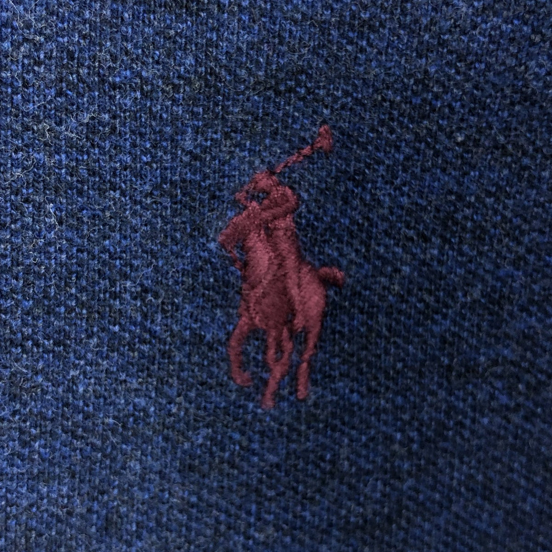 Ralph Lauren POLO RALPH LAUREN SLIM FIT short sleeve polo shirt men's XL equivalent cotton Navy blue Vintage Second Hand