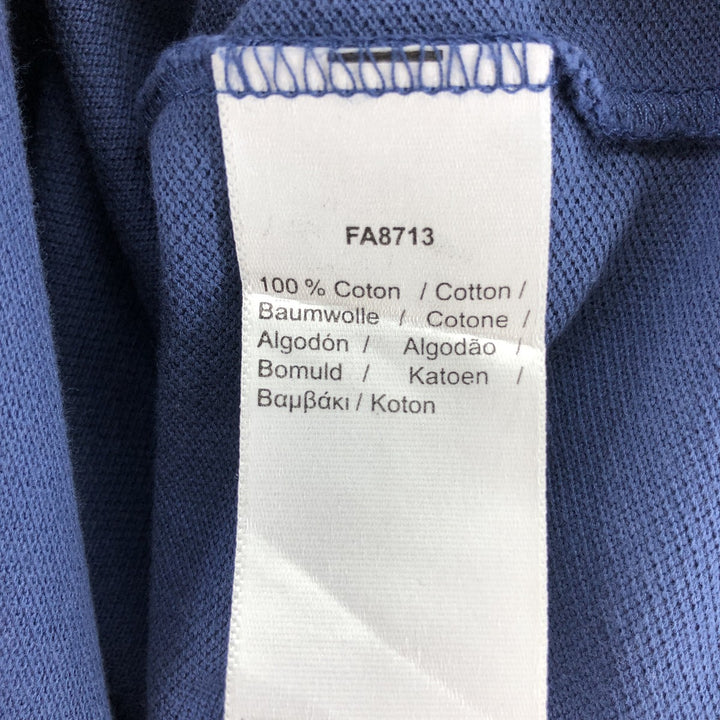 Lacoste Classic Fit short sleeve polo shirt size 6, men's XL cotton blue type Vintage Second Hand