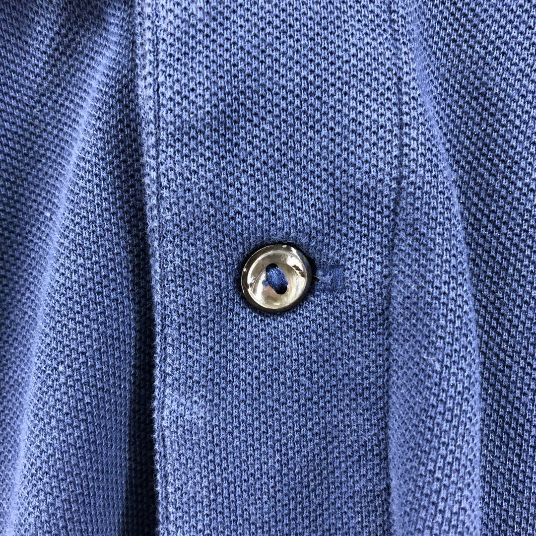 Lacoste Classic Fit short sleeve polo shirt size 6, men's XL cotton blue type Vintage Second Hand
