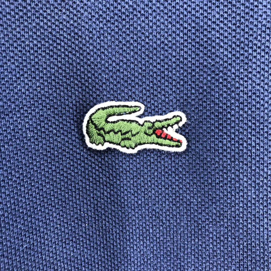 Lacoste Classic Fit short sleeve polo shirt size 6, men's XL cotton blue type Vintage Second Hand