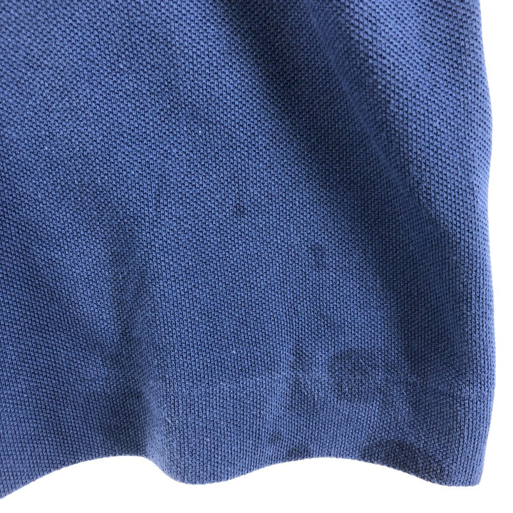 Lacoste Classic Fit short sleeve polo shirt size 6, men's XL cotton blue type Vintage Second Hand