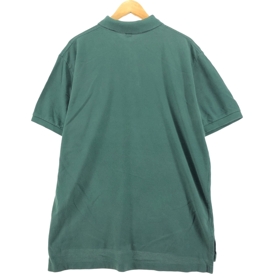 Ralph Lauren POLO by Ralph Lauren short sleeve polo shirt, men's XL size cotton green type Vintage Second Hand