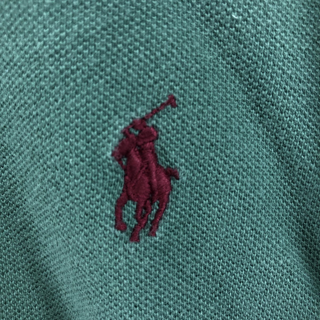 Ralph Lauren POLO by Ralph Lauren short sleeve polo shirt, men's XL size cotton green type Vintage Second Hand
