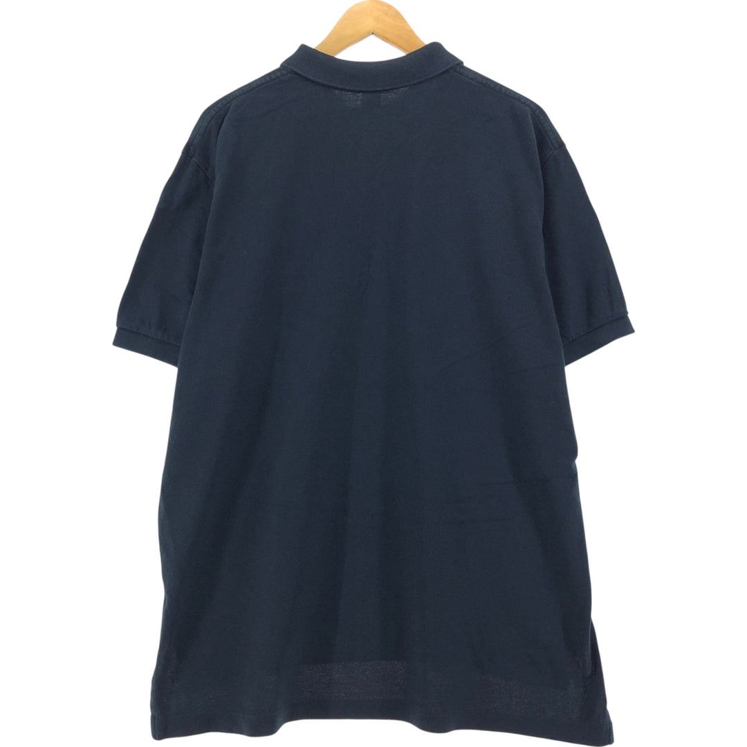 Ralph Lauren POLO by Ralph Lauren short sleeve polo shirt, men's XL size cotton black type Vintage Second Hand
