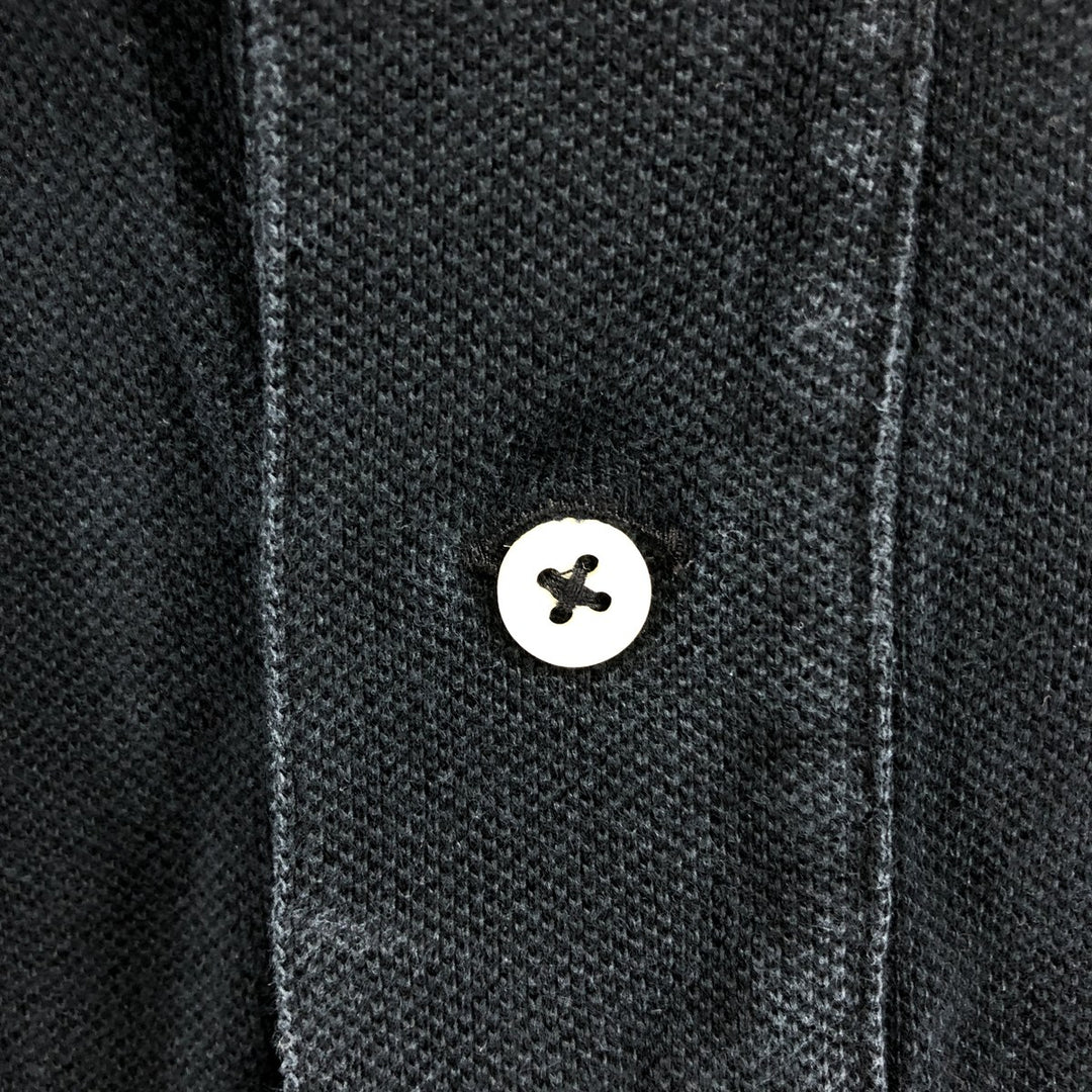 Ralph Lauren POLO by Ralph Lauren short sleeve polo shirt, men's XL size cotton black type Vintage Second Hand
