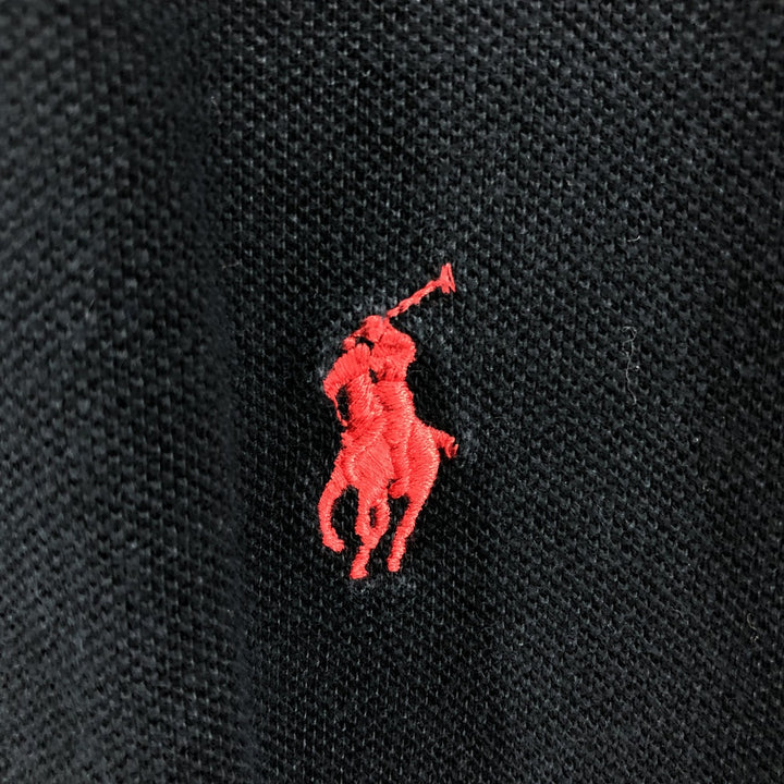 Ralph Lauren POLO by Ralph Lauren short sleeve polo shirt, men's XL size cotton black type Vintage Second Hand