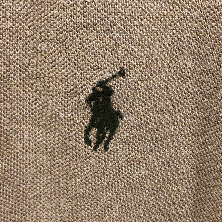 Ralph Lauren POLO by Ralph Lauren short sleeve polo shirt, men's XL size cotton Khaki type beige Vintage Second Hand