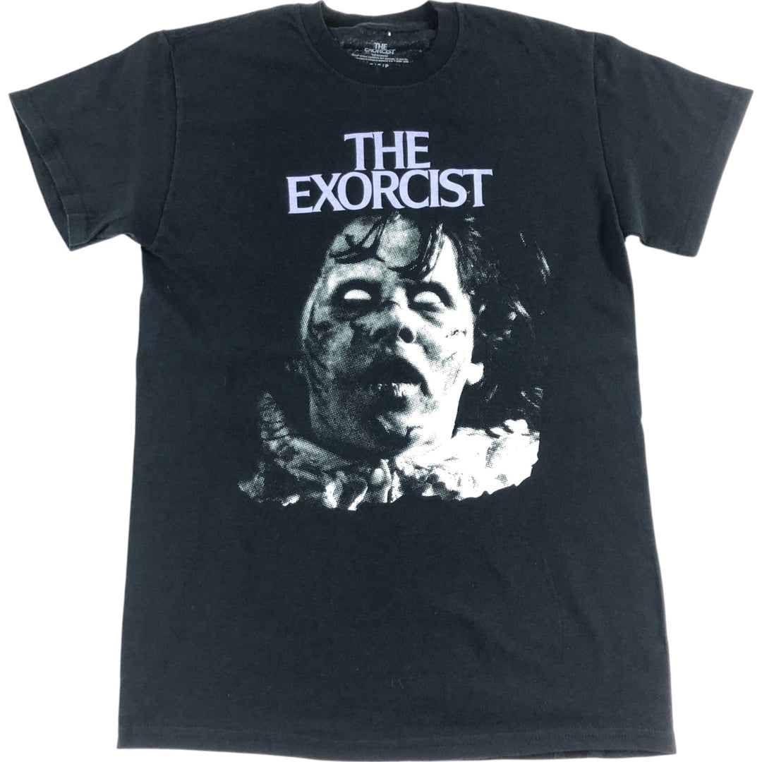 THE EXORCIST Movie T-shirt for men (S size) cotton black type Vintage Second Hand