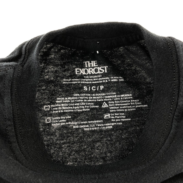 THE EXORCIST Movie T-shirt for men (S size) cotton black type Vintage Second Hand