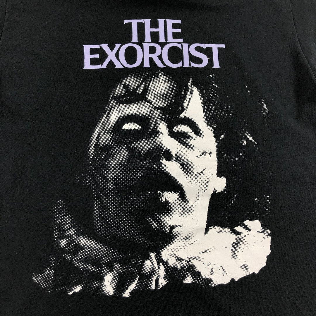 THE EXORCIST Movie T-shirt for men (S size) cotton black type Vintage Second Hand