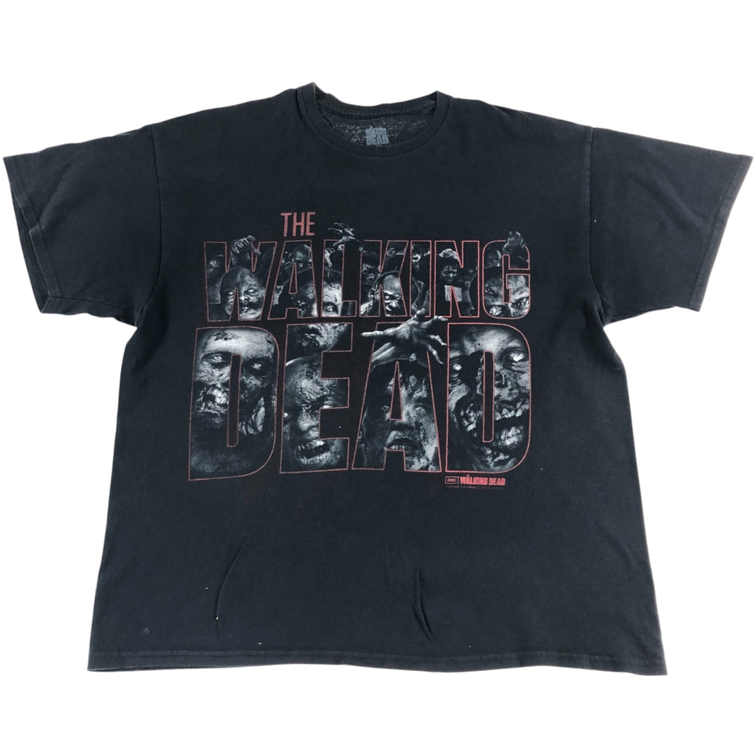 THE WALKING DEAD The Walking Dead Movie T-shirt Men's XL size cotton black type Vintage Second Hand