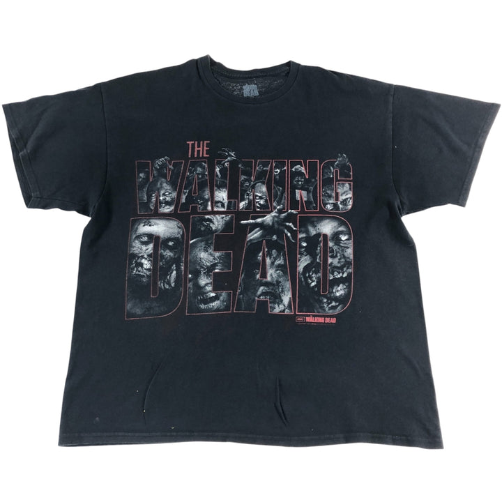 THE WALKING DEAD The Walking Dead Movie T-shirt Men's XL size cotton black type Vintage Second Hand