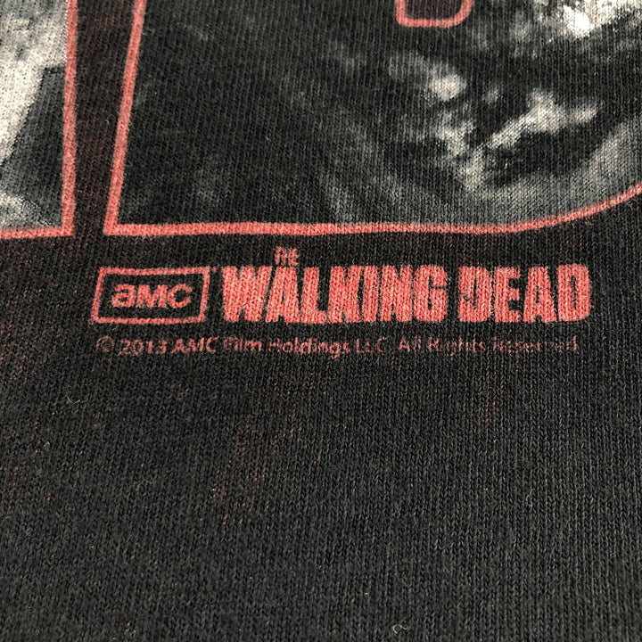 THE WALKING DEAD The Walking Dead Movie T-shirt Men's XL size cotton black type Vintage Second Hand