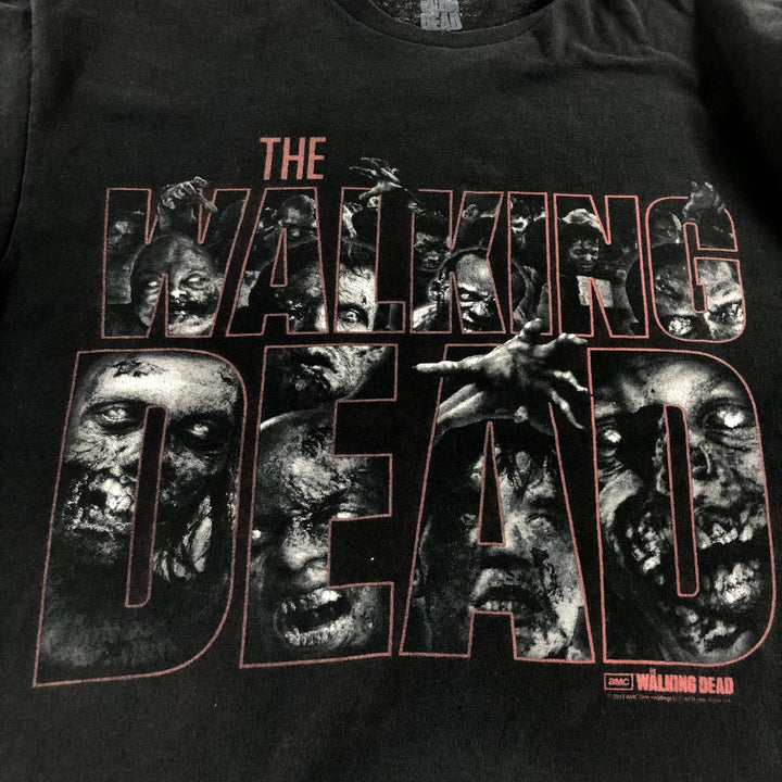 THE WALKING DEAD The Walking Dead Movie T-shirt Men's XL size cotton black type Vintage Second Hand