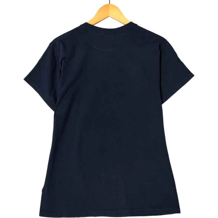Inuyasha Anime Character Print T-Shirt Men's M Size cotton navy blue type Vintage Second Hand