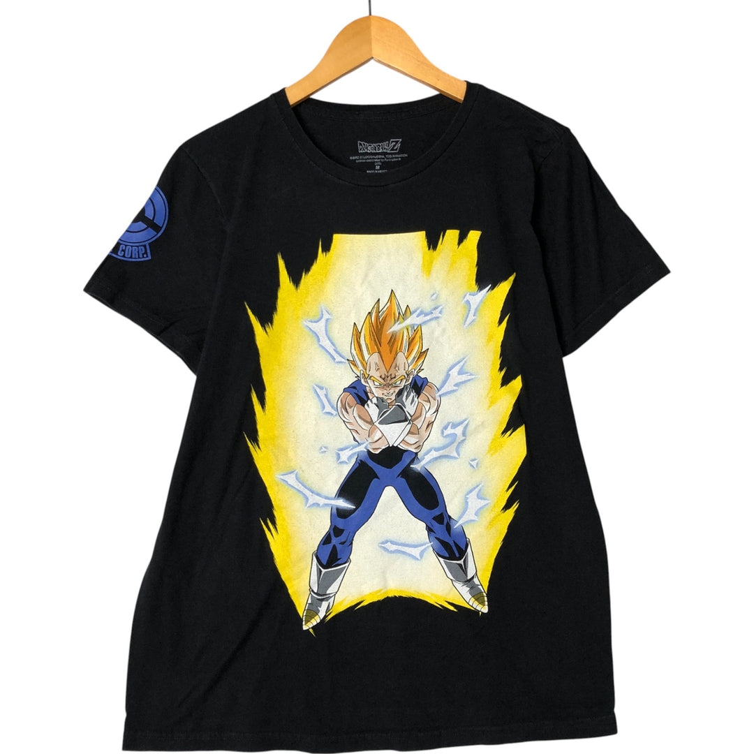 DORAGONBALL Z Dragon Ball Z Anime Character Print T-shirt Men's M size cotton black type Vintage Second Hand