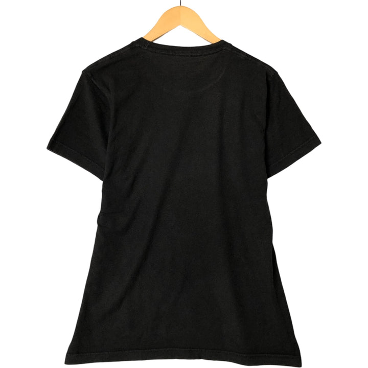 Inuyasha Anime Character Print T-Shirt Men's M Size cotton black type Vintage Second Hand