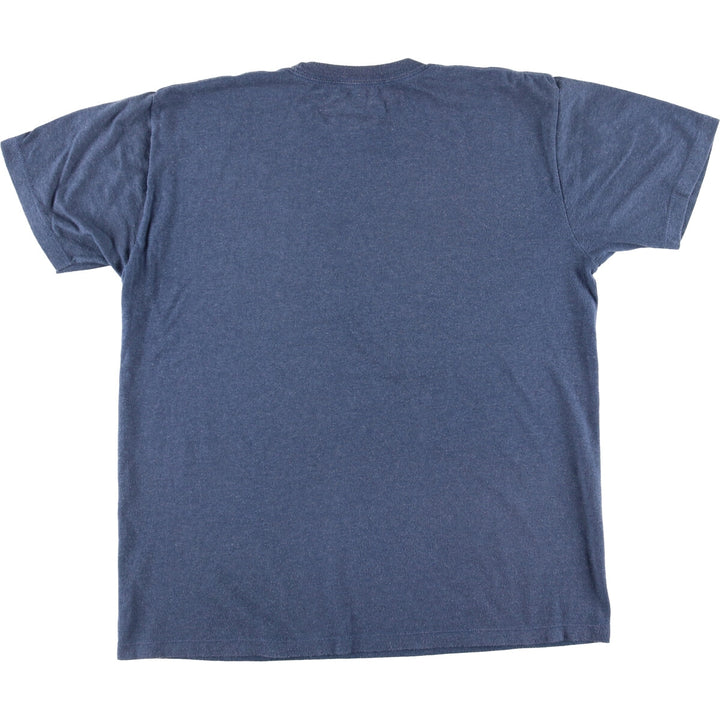 Minions Minions Character Print T-shirt Men's L size cotton blue type Vintage Second Hand