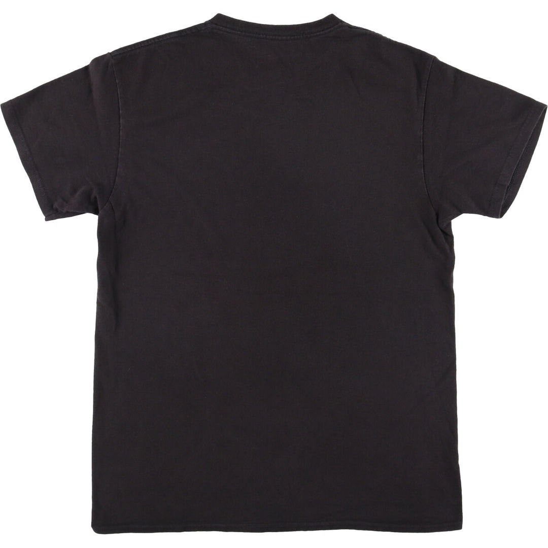 HUNTER HUNTER Anime Character Print T-shirt Men's M size cotton black type Vintage Second Hand