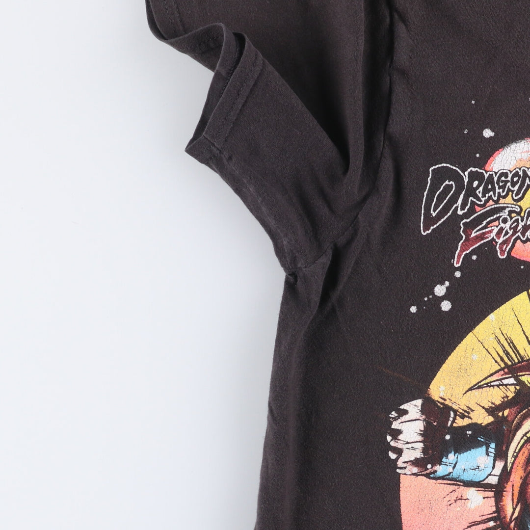 DORAGONBALL FighterZ Dragon Ball Fighterz Son Goku Video Game Character Print T-Shirt Men's M cotton black type Vintage Second Hand