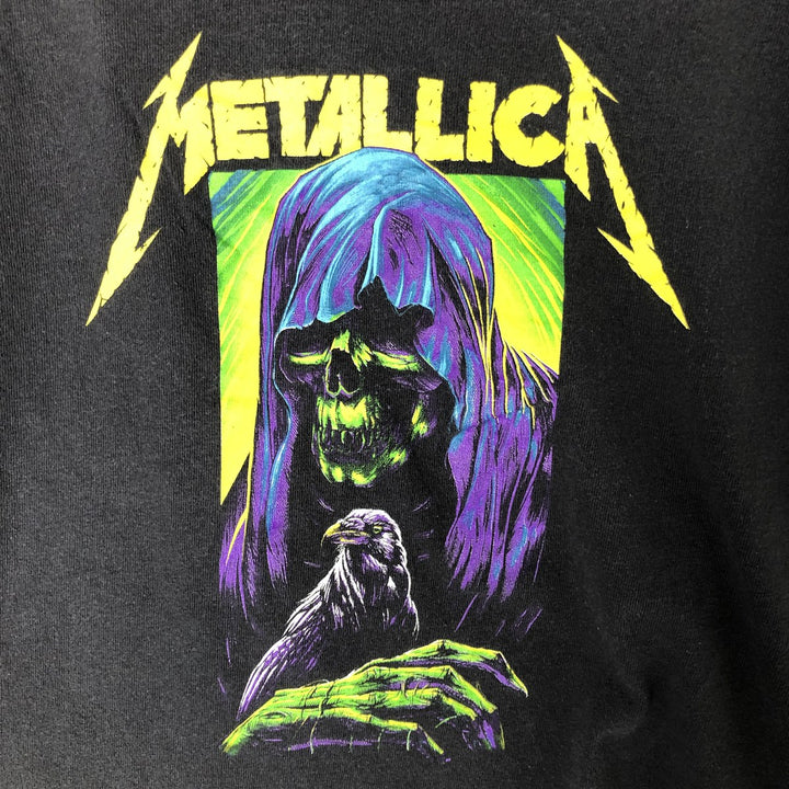 METALLICA Metallica Band T-shirt Band T Men's M size cotton black type Vintage Second Hand