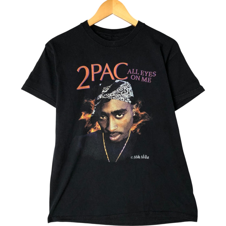 Bravado 2pac Rap T-shirt, Men's M size cotton black type Vintage Second Hand