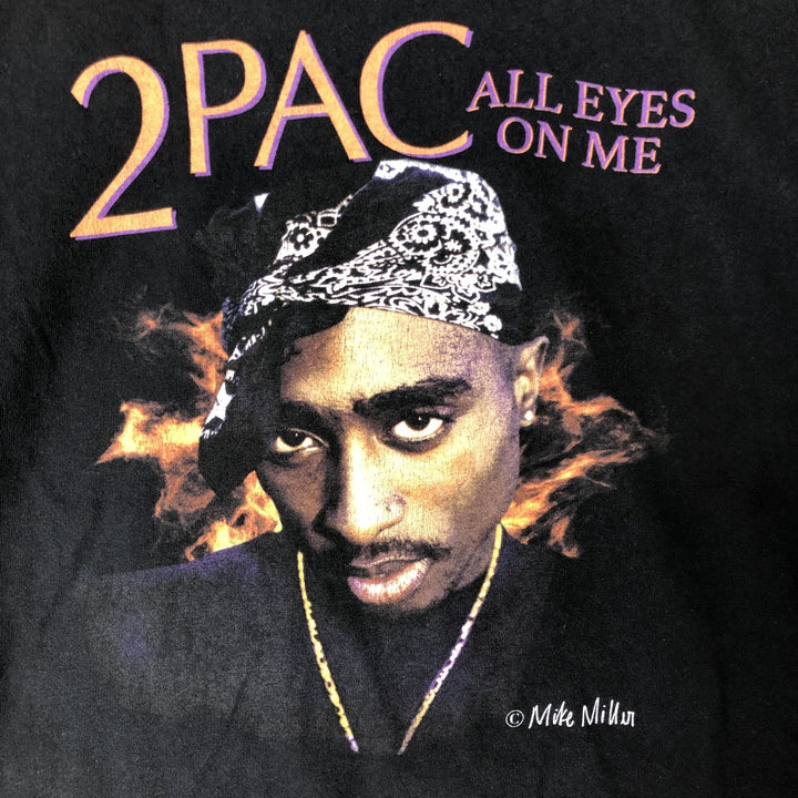 Bravado 2pac Rap T-shirt, Men's M size cotton black type Vintage Second Hand