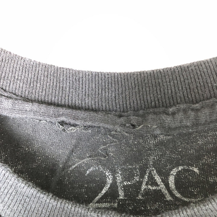 Bravado 2pac Rap T-shirt, Men's M size cotton black type Vintage Second Hand