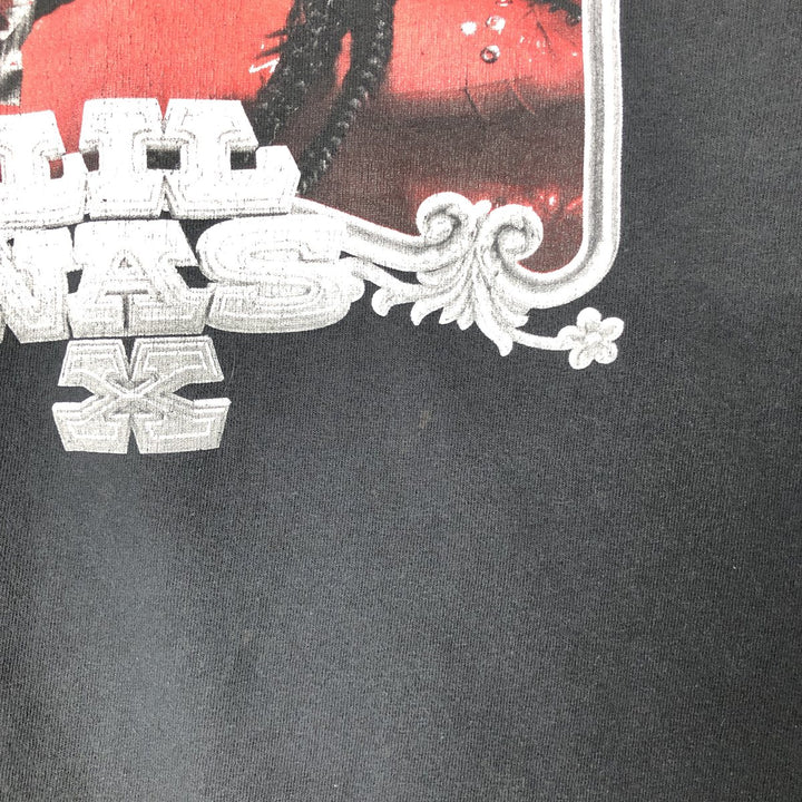 LIL NAS X Lil Nas X Rap T-shirt Rap T Men's XL size cotton black type Vintage Second Hand