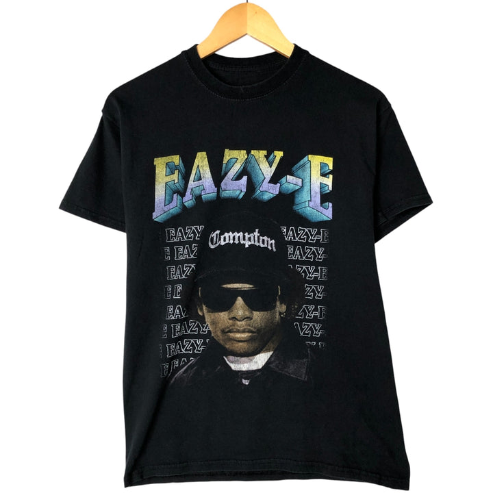 EAZY-E Easy E Rap T-shirt Rap T Men's M size unclear black type Vintage Second Hand