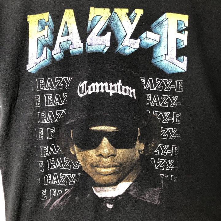 EAZY-E Easy E Rap T-shirt Rap T Men's M size unclear black type Vintage Second Hand