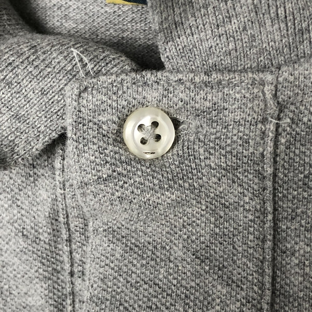 Ralph Lauren POLO by Ralph Lauren CUSTOM FIT short sleeve polo shirt, men's M size cotton gray type Vintage Second Hand