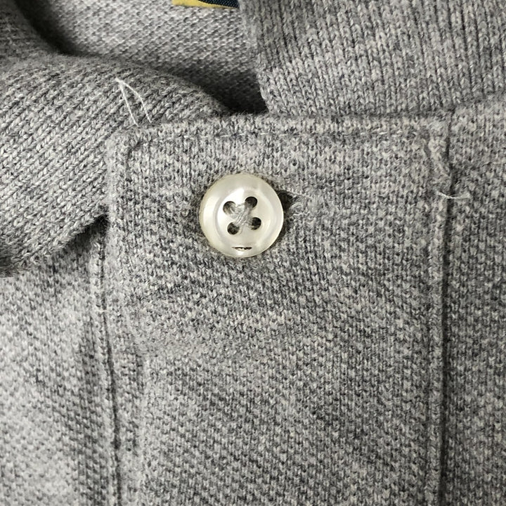 Ralph Lauren POLO by Ralph Lauren CUSTOM FIT short sleeve polo shirt, men's M size cotton gray type Vintage Second Hand