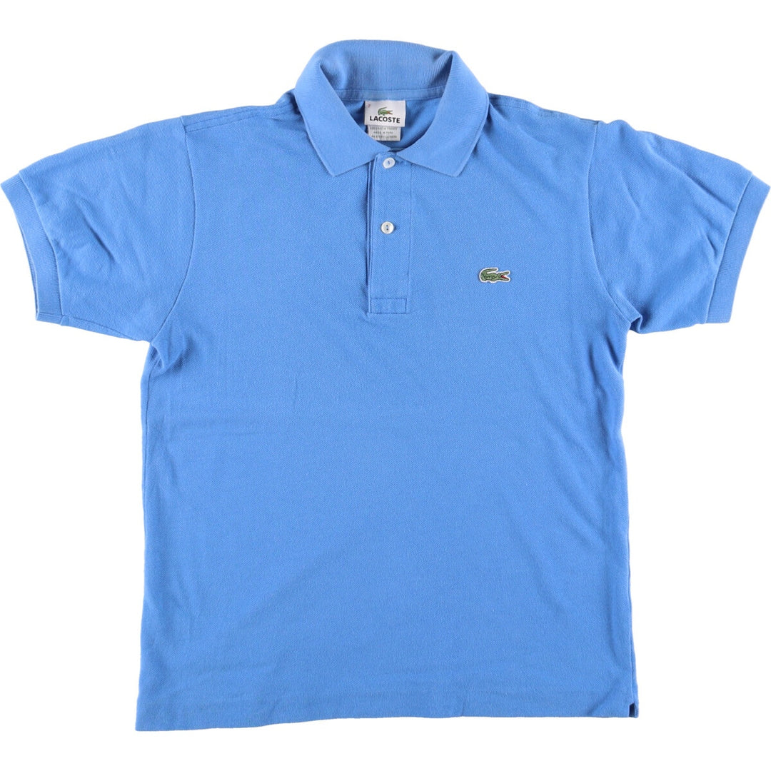 Lacoste LACOSTE Short Sleeve Polo Shirt 2 Men's S Size cotton Blue type light blue Vintage Second Hand