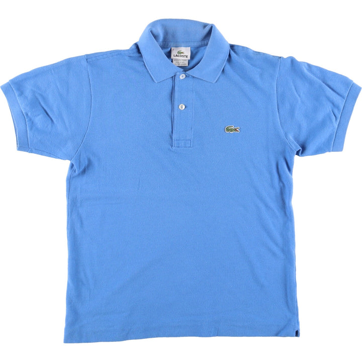 Lacoste LACOSTE Short Sleeve Polo Shirt 2 Men's S Size cotton Blue type light blue Vintage Second Hand
