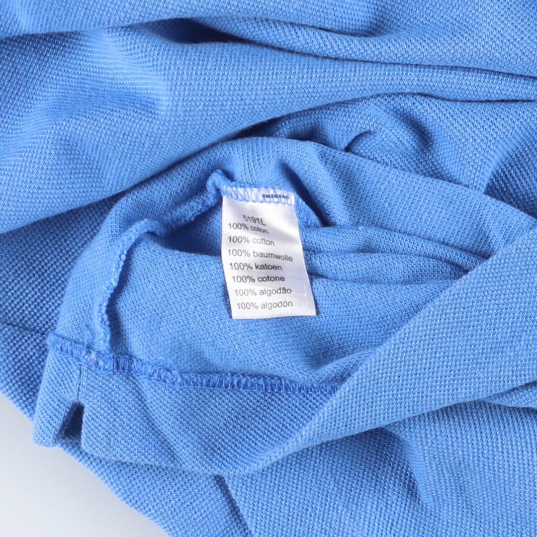 Lacoste LACOSTE Short Sleeve Polo Shirt 2 Men's S Size cotton Blue type light blue Vintage Second Hand