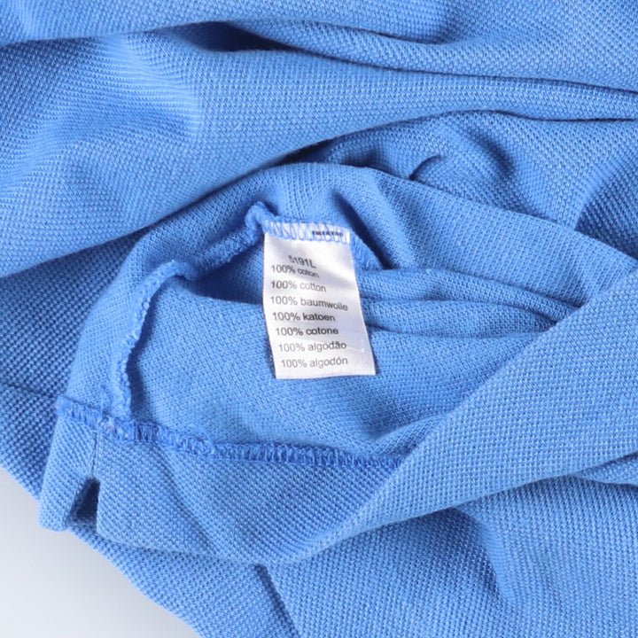 Lacoste LACOSTE Short Sleeve Polo Shirt 2 Men's S Size cotton Blue type light blue Vintage Second Hand