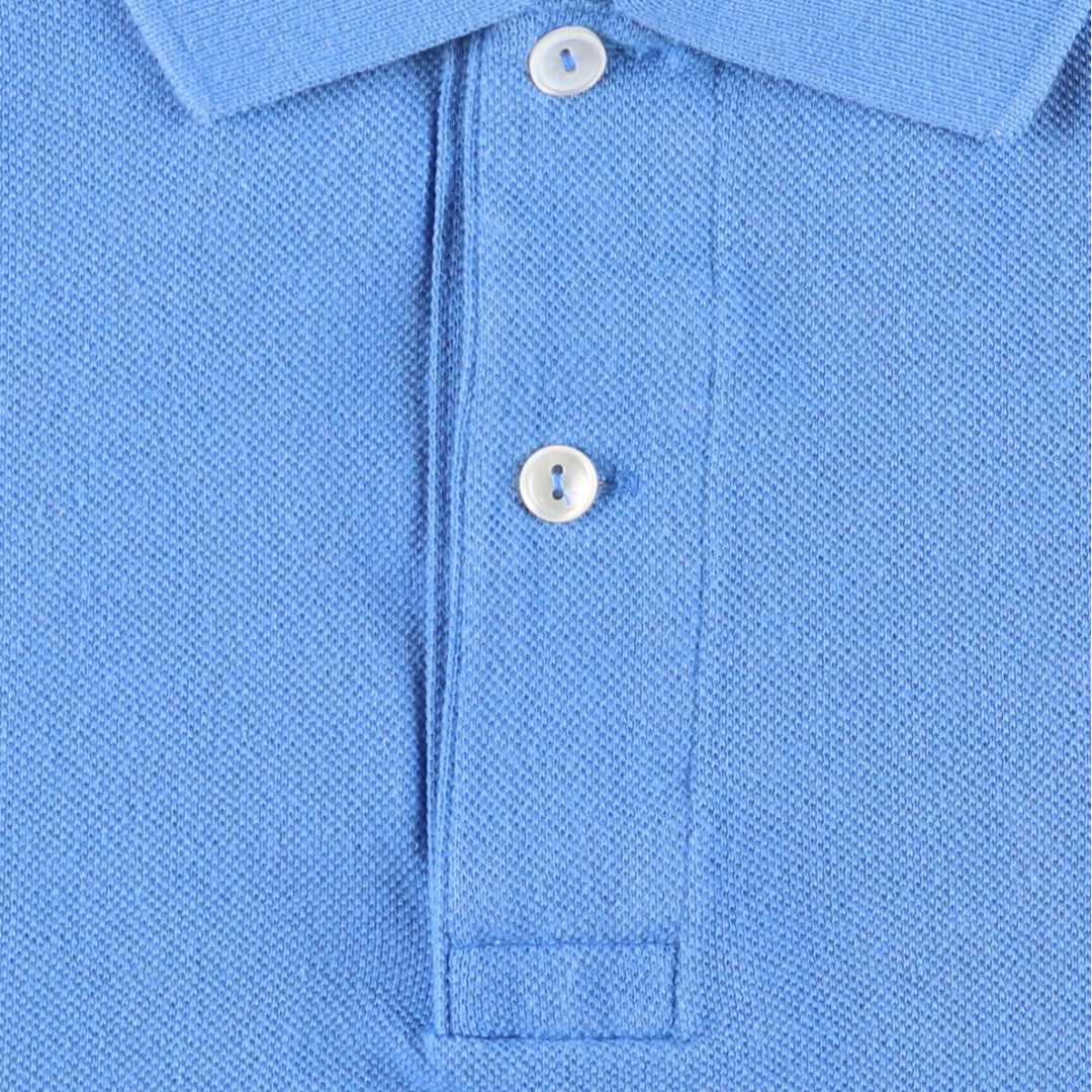 Lacoste LACOSTE Short Sleeve Polo Shirt 2 Men's S Size cotton Blue type light blue Vintage Second Hand