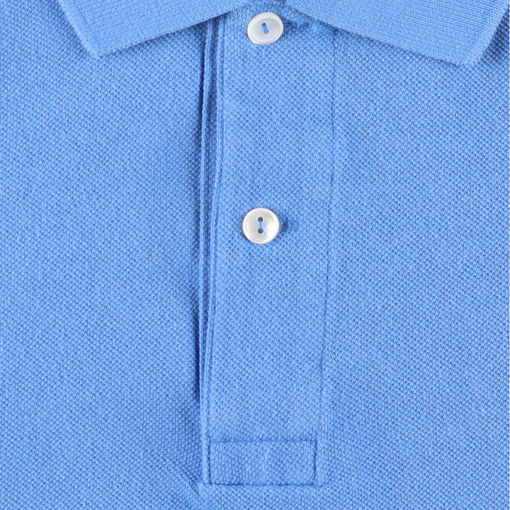 Lacoste LACOSTE Short Sleeve Polo Shirt 2 Men's S Size cotton Blue type light blue Vintage Second Hand