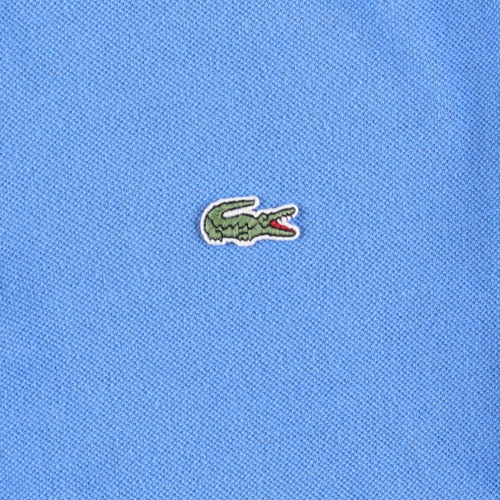 Lacoste LACOSTE Short Sleeve Polo Shirt 2 Men's S Size cotton Blue type light blue Vintage Second Hand