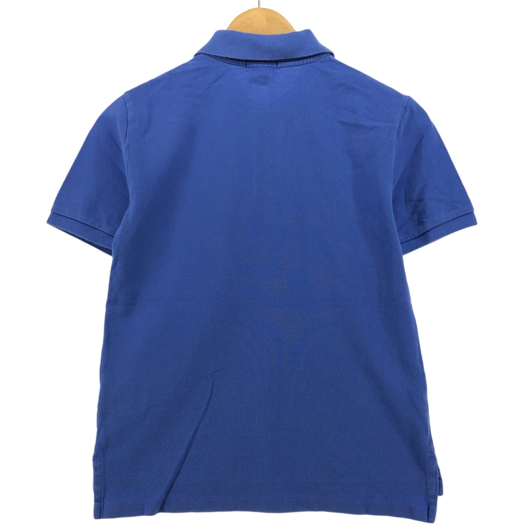 Ralph Lauren POLO by Ralph Lauren short sleeve polo shirt, women's size M cotton blue type Vintage Second Hand