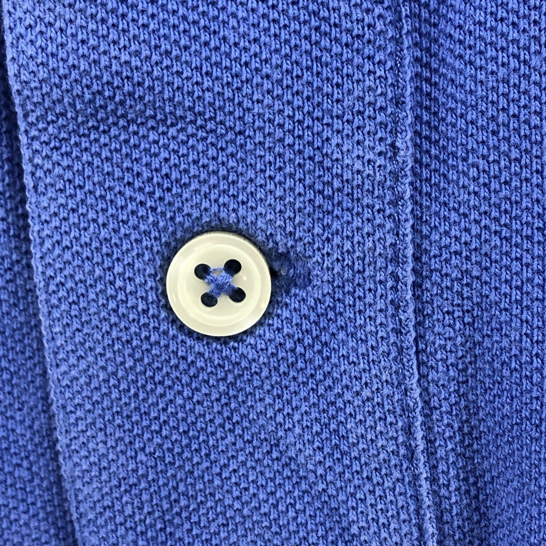Ralph Lauren POLO by Ralph Lauren short sleeve polo shirt, women's size M cotton blue type Vintage Second Hand